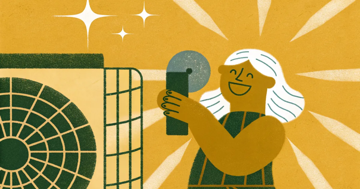 An HVAC contractor at work, illustrating where Local Services Ads leads are managed after the move into Google Ads.